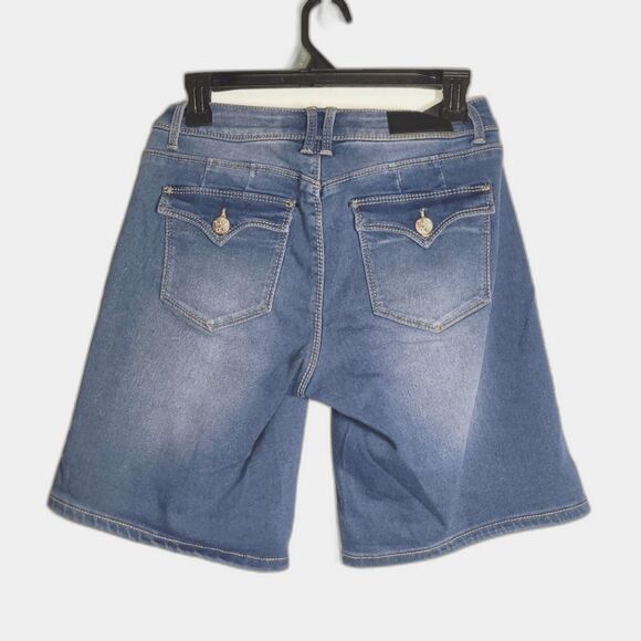 New Thorn Long Length Curvy Fit Jean Shorts 8 - Picture 2 of 8
